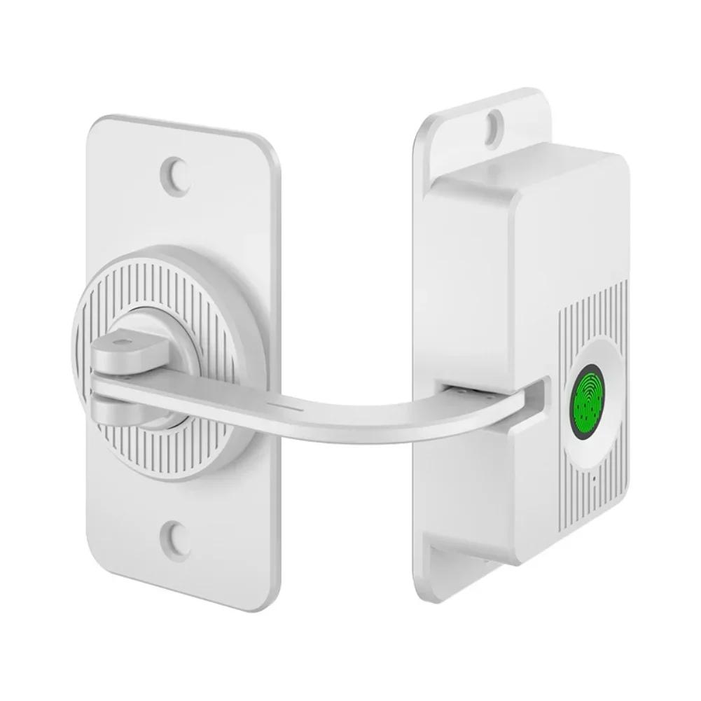 

Fingerprint Drawer Lock Smart PunchFree Design for Child Safety Compatible with Refrigerator Cabinet and Furniture