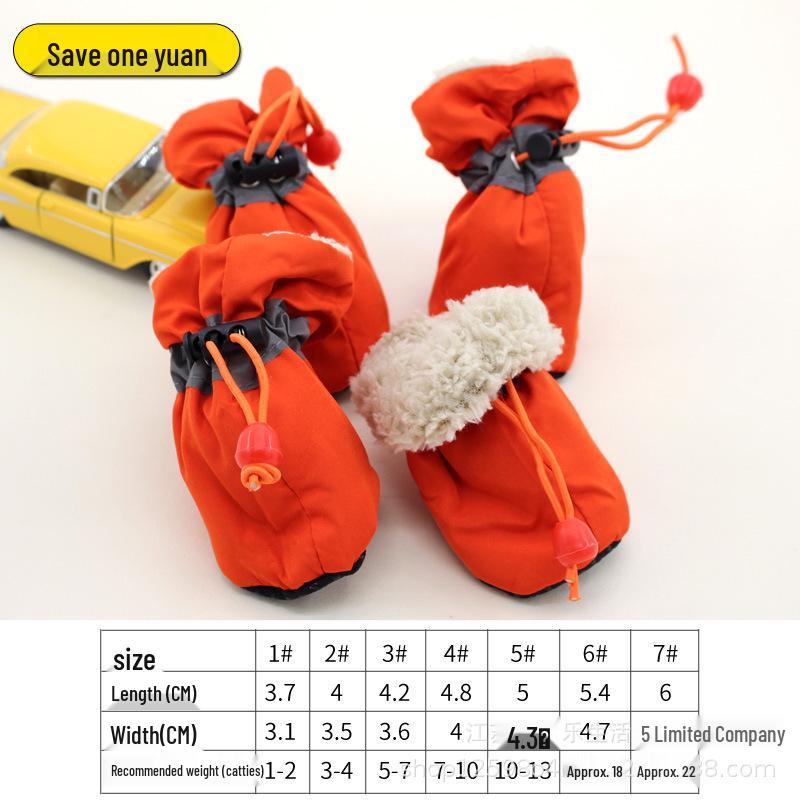Anti-Drop Soft Sole Dog Shoes for Small & Medium Dogs - Secure Fit for Spring & Autumn