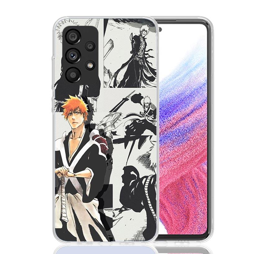 Ichigo Kenpachi Bleach Anime Phone Case For Samsung Galaxy A13 A14 A15 A16 A53 A54 A55 A56 A33 A34 A35 A36 A23 A24 A25 A26 A05S