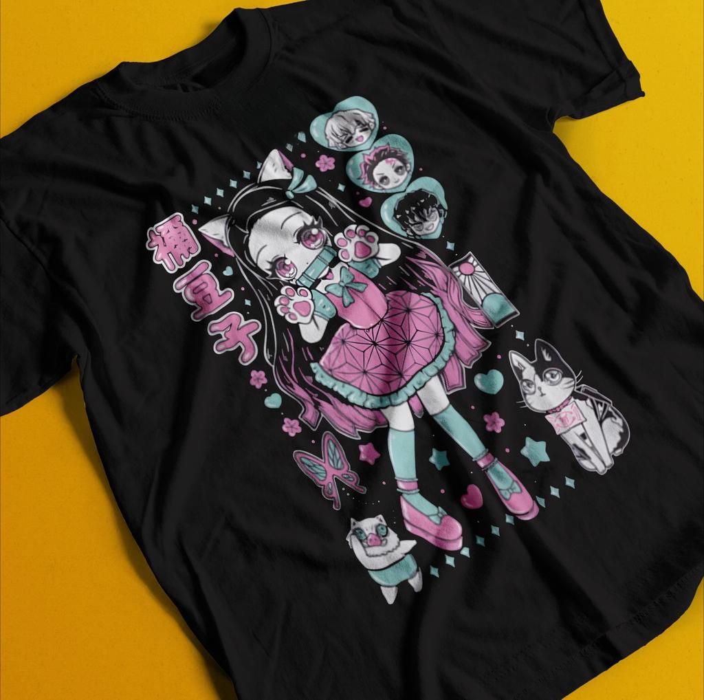 Demon Slayer Shirt Obanai Iguro Tshirt Zenitsu TShirt Muzan Tanjiro Doma Tee Summer Unisexs and Womens Tshirt Top