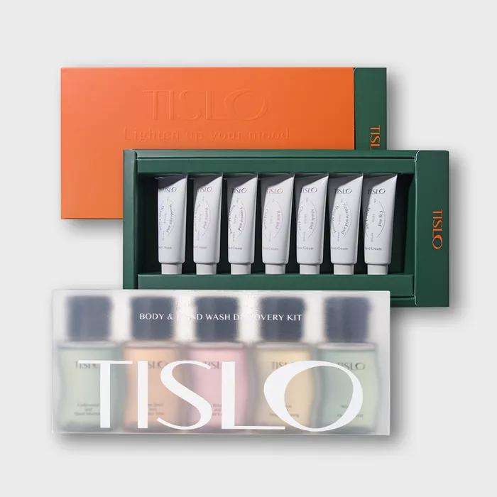 TISLO 7-piece perfume hand cream gift + wash discovery set