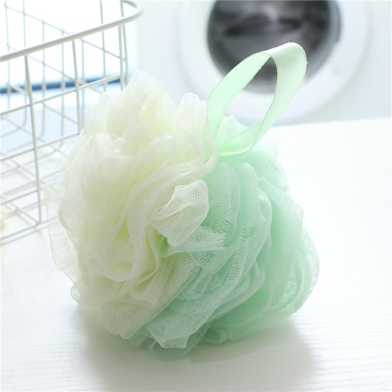 Two Color Foam Rich Bath Ball Splicing Color Large Bath Flower Bath Ball Bath Ball Adult Bath Products Matching Color
