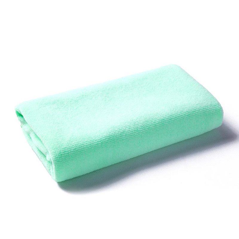 25*25cm Car Wash Towel Soft Microfiber Fiber Buffing Fleece Car Wash Towel Absorbent Dry Cleaning