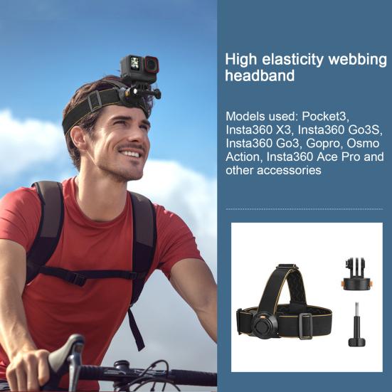 

Регулируемый магнитный ремешок на голову для экшн-камер GoPro, аксессуары, повышенная устойчивость, противоскользящая конструкция, стабильное крепление для камеры, магнитное крепление чёрный