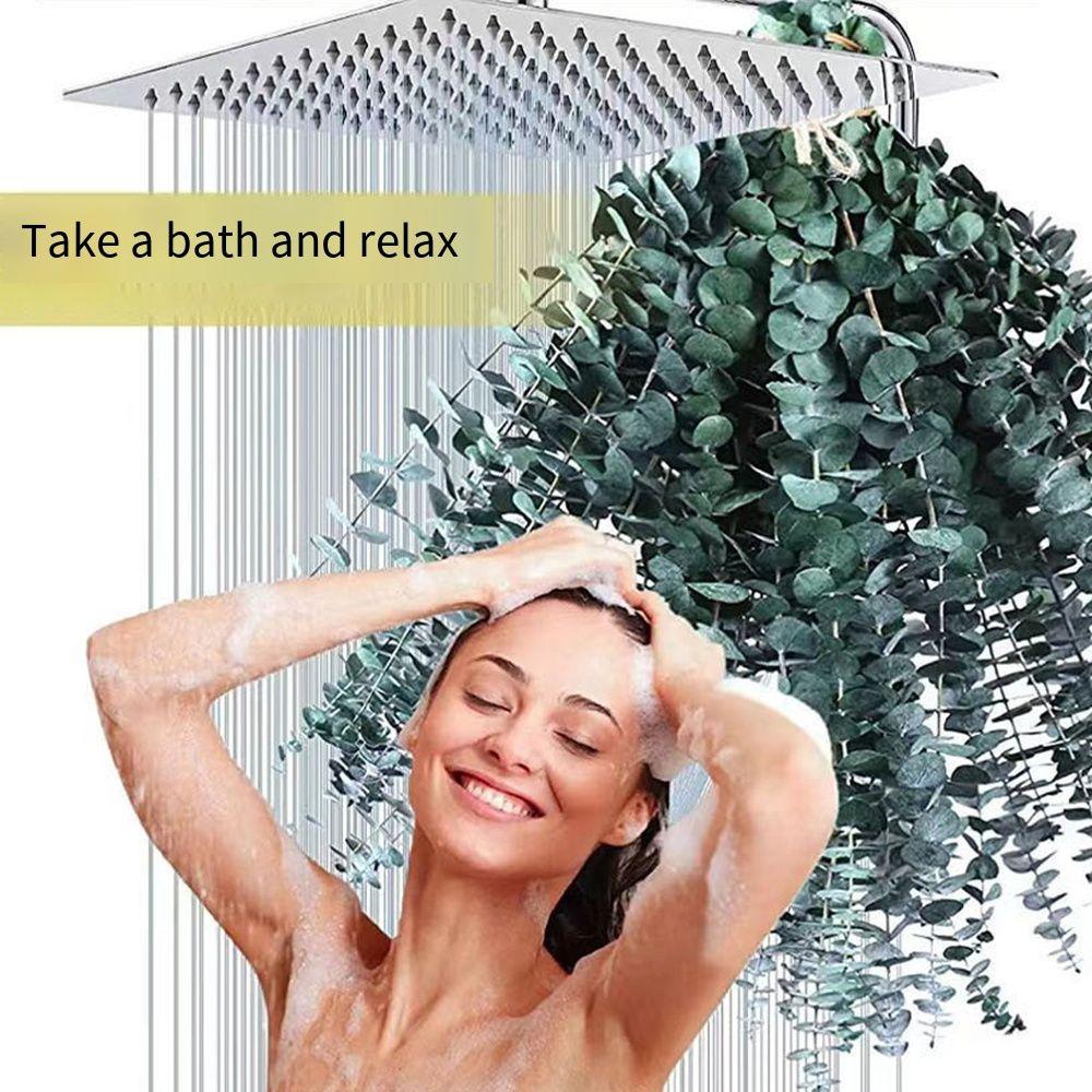 10 Pcs Real Leaves Hanging Dried Eucalyptus 22 Inch Home Decoration  Shower