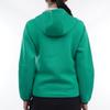 Champion Long Sleeve Techweave Script Logo 3LS Zip Hooded Sweatshirt Women's Water-Repellent WRAP-AIR (Green, CW-YG101)