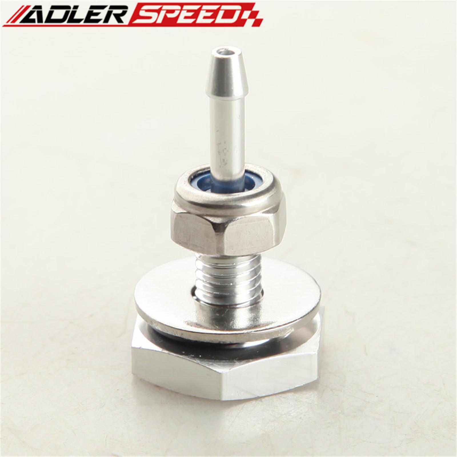 For 4mm-5mm 6mm 8mm 10mm Vacuum Hose Lock Nut Washer O-ring Seal CNC Aluminum Soft Mount Vacuum Line Fitting Kit 4mm-5mm