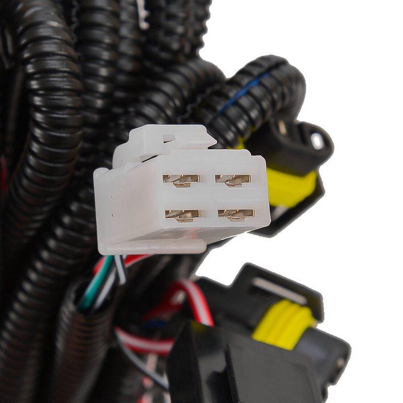 H8 H11 LED Fog Light Switch Relay Wiring Harness Kit Fit For Honda Accord CR-V Civic Acura TL ILX TSX RDX