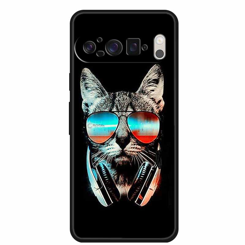 Für Google Pixel 10 Pro XL 5G Hülle Tiere Weiches Silikon TPU Handyhülle Rückseite für Pixel 10Pro XL Cooler Wolf Schutzhülle