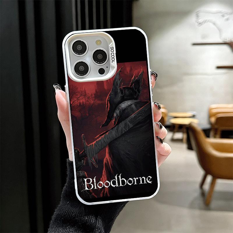 B-Bloodborne Game Soft Phone Case for iPhone 15 16 17 Pro Max 17Air 16E 14 Plus 13 12 Mini Shockproof Cover Back Shell