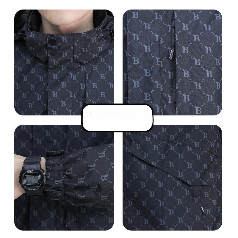 Giacca Sportiva Primavera Uomo Versatile Nuova Giacca Casual Tendenza Primavera Uomo Impermeabile Giacca da Esterno Abbigliamento Uomo