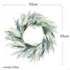 Simulated Leaf Lavender Wreath Front Door Decor Creative 55 cm Spring Flower