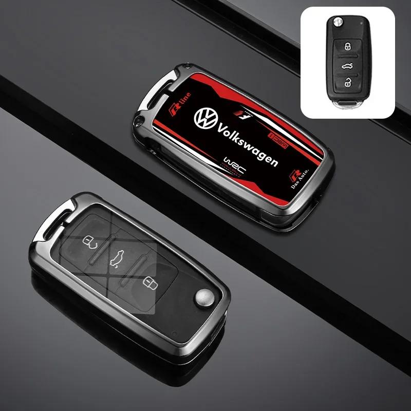 

VW GTI GOLF 2026 Hot For VW VOLKSWAGEN Fashion Racing Style Design Car Key Case Cover Key For VW Volkswagen Polo Tiguan Passat B