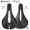 RYET 3D Printed Bike Carbon Saddle 140mm 143mm Super Light Road MTB Racing 3D/EVA  Saddles Bicycle Cushion Cycling Seating Part