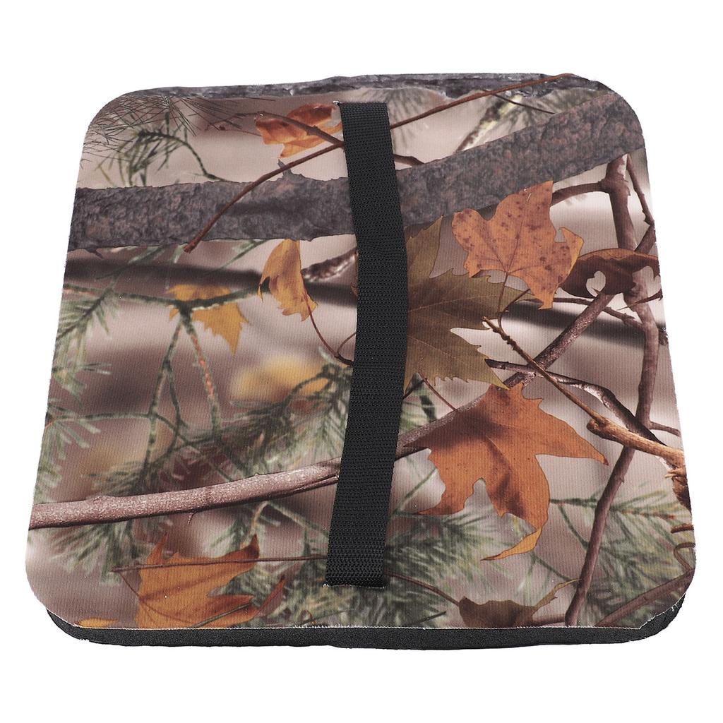 Outdoor Seat Pad Leaf Pattern Flannel EVA Comfortable Damp Proof Anti Slip Stadium Seat Cushion