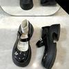 Summer butterfly British style Mary Jane shoes 2025 women's shallow mouth explosion fashion thick sole with skirt lightweight single shoes