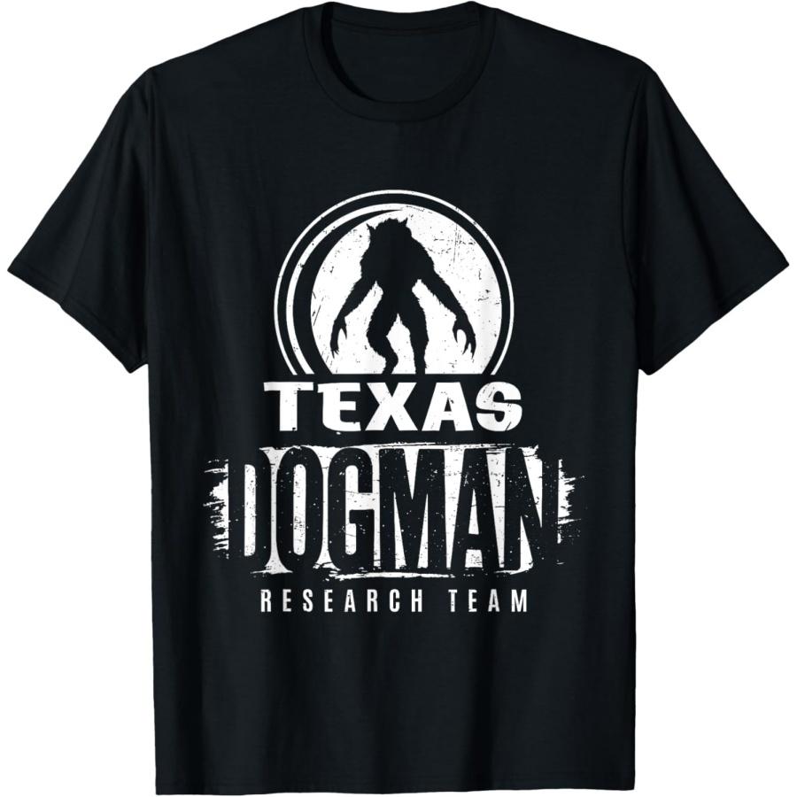 Texas Dogman Research Team Cryptid Cryptozoology T-Shirt(1) S