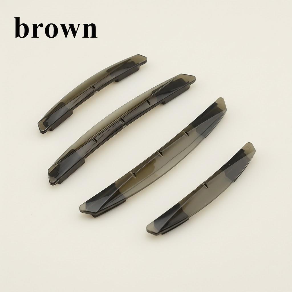 

4Pcs Car Door Edge Guards Trim Molding Protection Strip Scratch Protector Adhesive Anti-collision Sticker for Vehicle Exterior коричневый