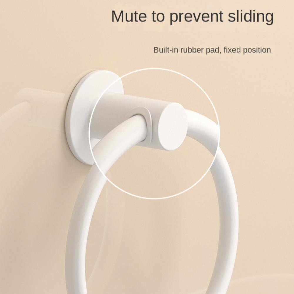 Wall Mounted Towel Ring Hangers Save Space Hand Towel Ring Bathroom Towel Hanger  Shower Room
