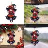Acrylic Car Halloween Hanging Girl Pendant Auto Interior Driving Accessories