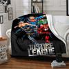 1 Stück Justice League Decke Polyesterfaser, Ganzjahreskomfort für Sofa, Bett, Büro, Auto, Camping, Ideale Heimdekoration & Geschenk, Bürokomfort