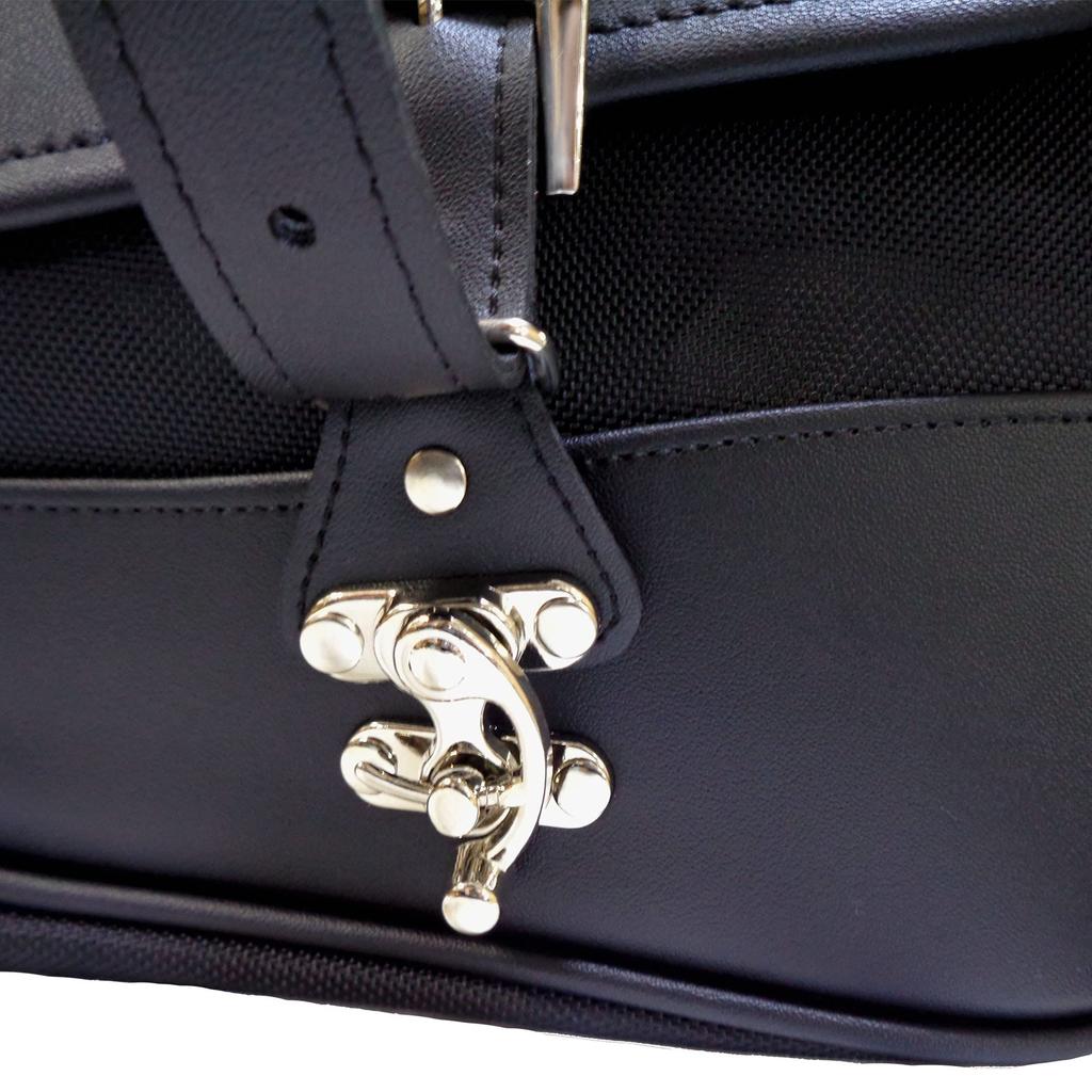 Xross Cross Single Saddlebag Side Bag Muffler Side Compatible XC-013 Black,