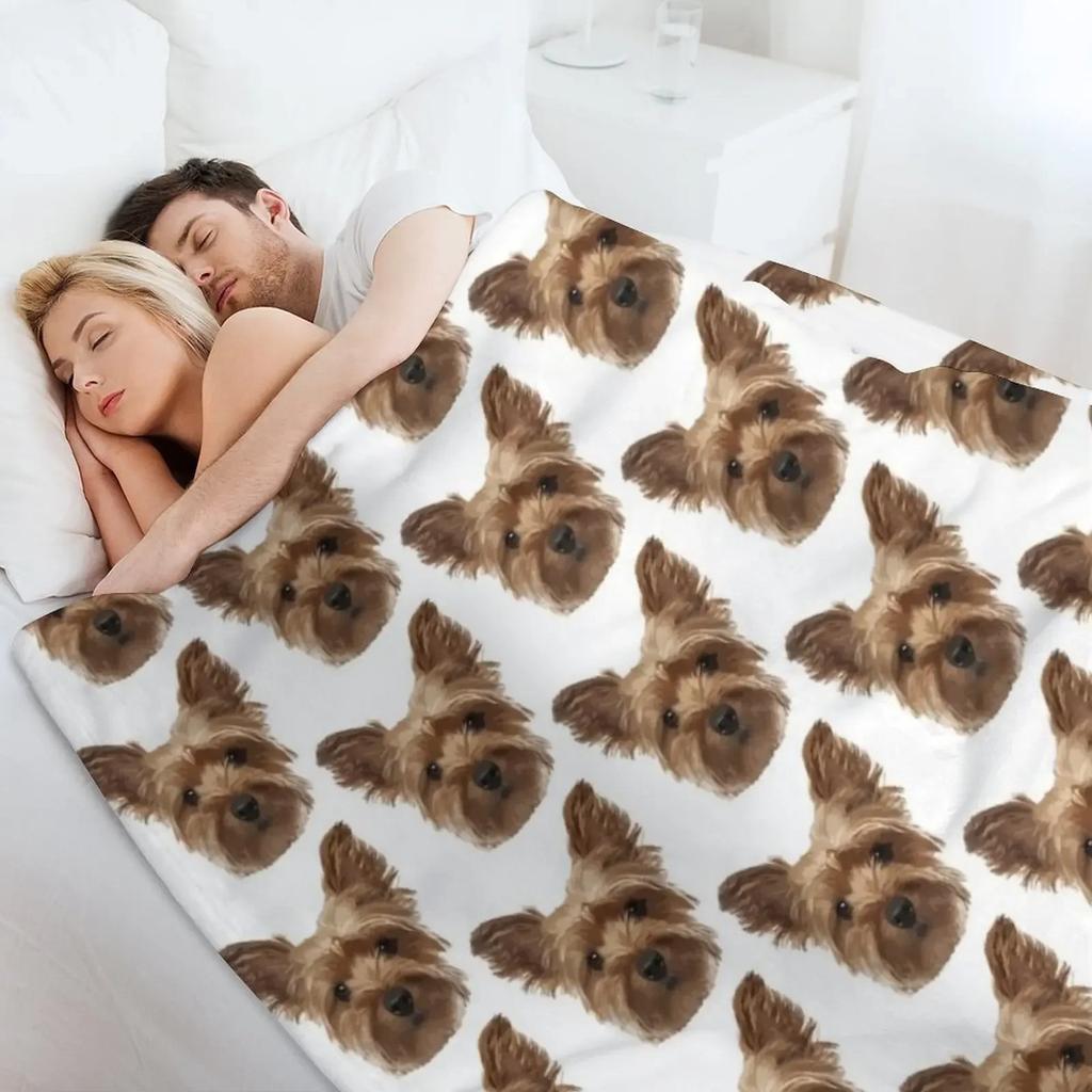 Yorkshire Terrier Throw Blanket Tourist Luxury Brand Sofa Bed Blankets Softest Single Sofas Blankets