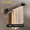 Bathroom Towel Rack Towel Holder Self-adhesive Bathroom Towel Rack Hooks  Bathroom Shelf Without Drilling Towelrack Bathroom