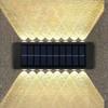 Warm Light Solar Wall Lamp Streetlights Waterproof Lamp Decoration Lights Outdoor Lighting  Garden