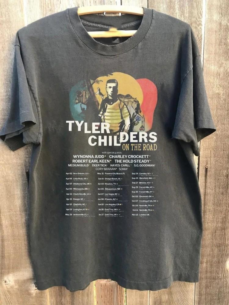 

Tyler Childers On the Road Tour 2025 Full Size S-5XL BT1711 Unisex T-Shirt XXXL