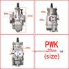 PWK Carburetor for Off-road Motorcycles, 24-34mm Racing Jet Type
