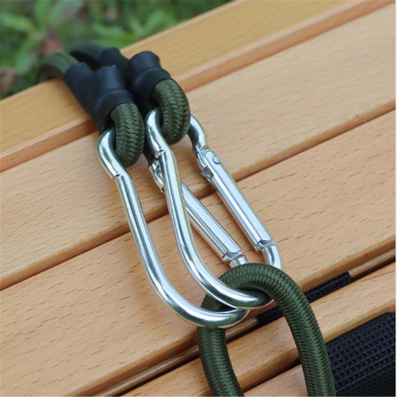 5Pcs Elastics Rope Cord Multipurpose Bungee Strap for Car Bicycles Securing Bungee Cords with Carabiner Clip Bungee Rope