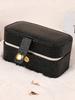 1pc Portable Jewelry Storage Box Travel Organizer Jewelry Case Leather Storage Earrings Necklace Ring Jewelry Organizer Display