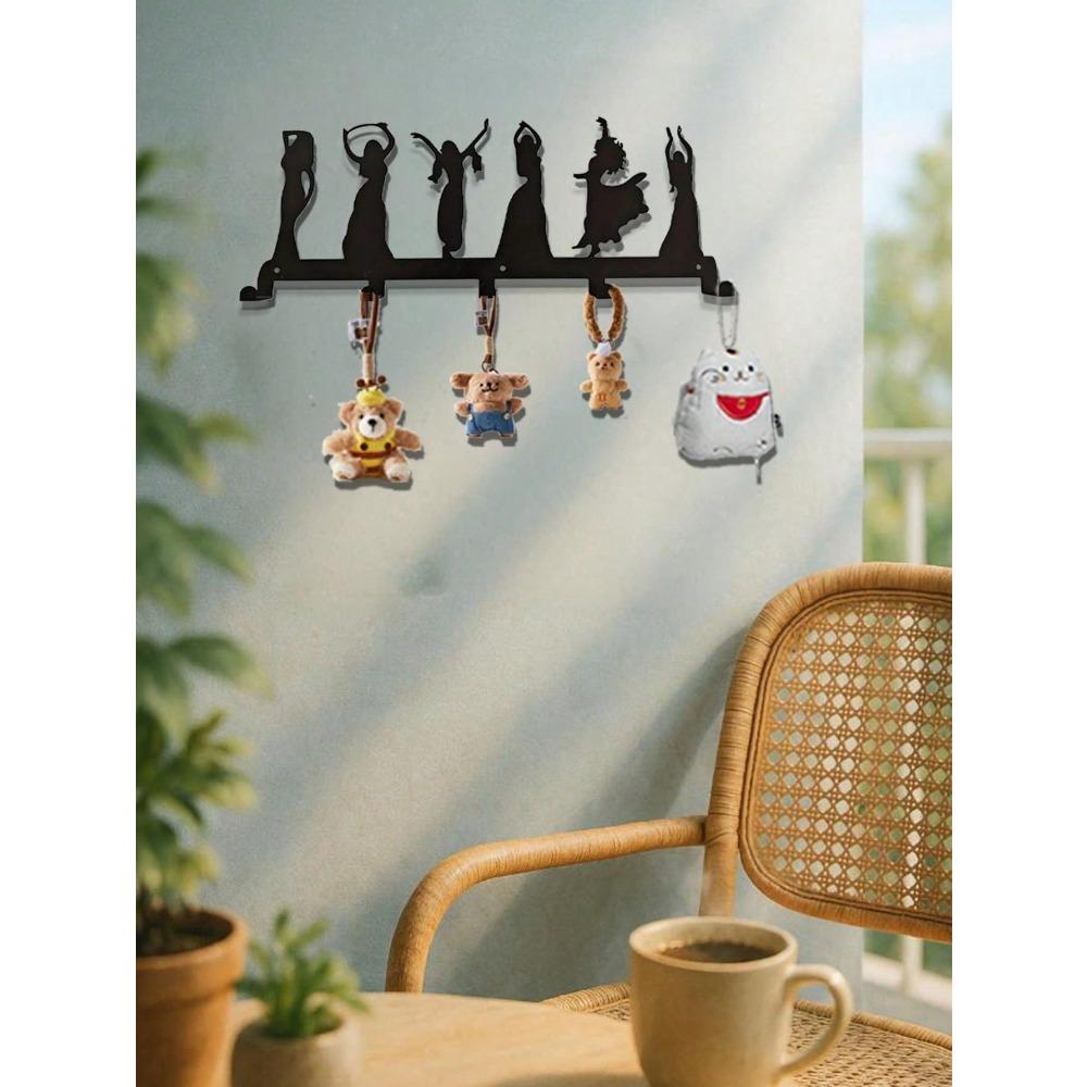 Metal Wall Hook, Ballet Dancer Key Holder, Rustproof Coat Rack for Bathroom, Entryway, Towel Hanger, Umbrella Stand, Unique Home Decor Gift