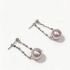 S925 Sterling Silver Pearl Tassel Earrings - Elegant, Versatile Dangle Earrings for Women