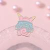 Anime Cartoon Vibrant Brooch With Playful Animal Back View Design Ideal For Fashion Enthusiasts