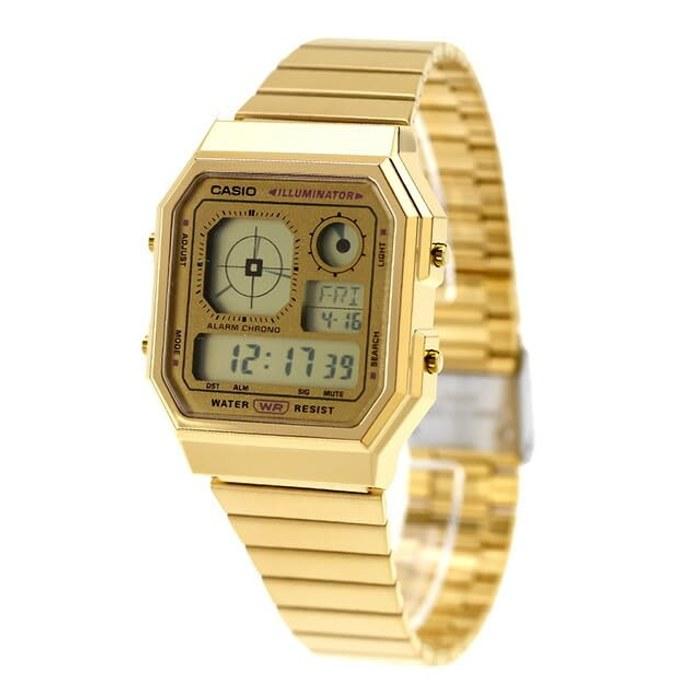 Casio Cheap Casio Classic Quartz Watch A130WEG-9A Gold