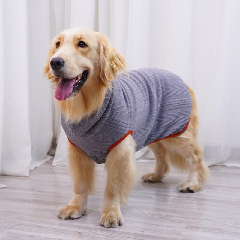 Warm Knit Turtleneck Sweater Medium To Large Dogs Winter Coat Golden Retriever Labradoodle Border Collie