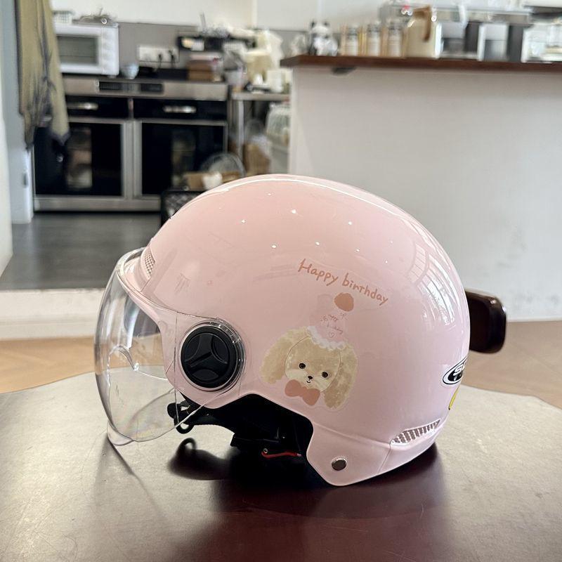 3C Certified Electric Vehicle Helmet: Unisex, All-Season, Safety & Sun Protection, Half-Helmet