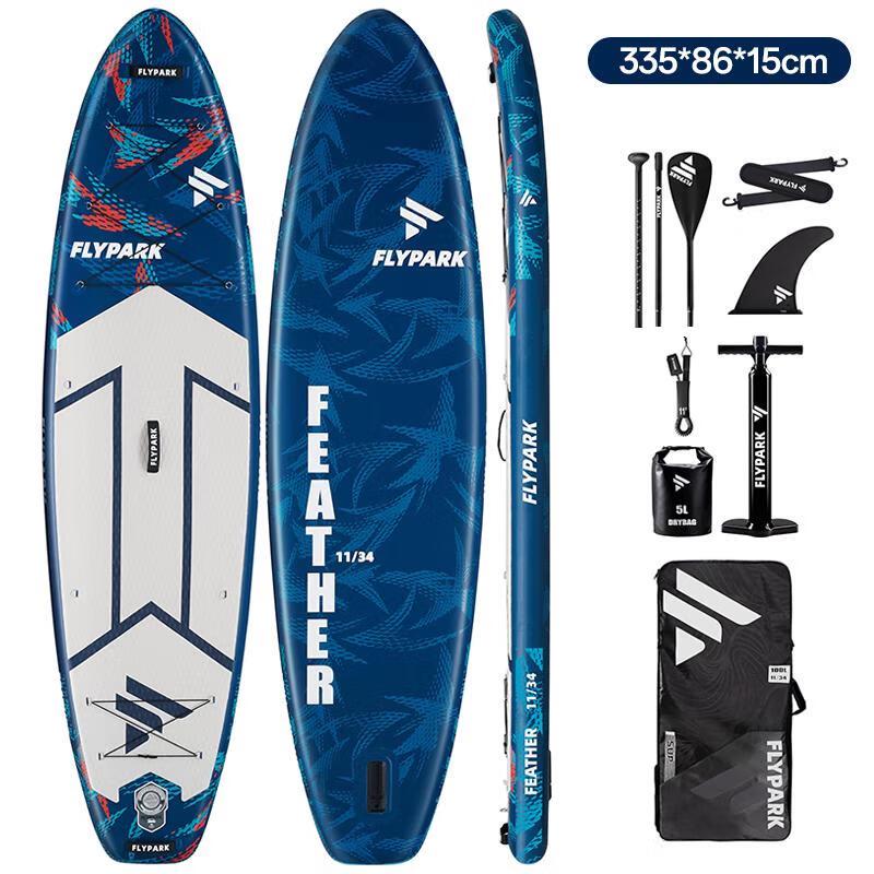MSEASFREE Inflatable SUP Paddle & Fishing Board
