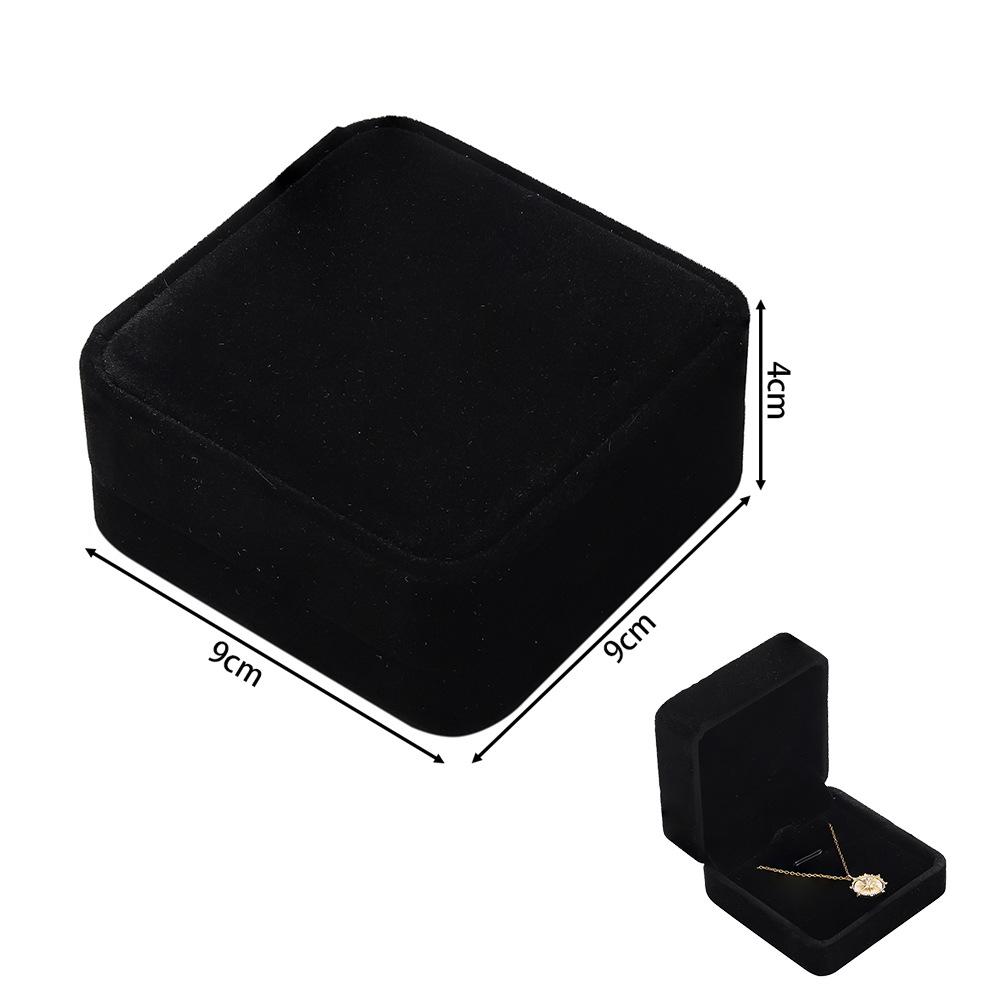 Rounded Flannel Jewelry Box for Rings, Earrings, Pendants, Bracelets, Bangles, and DIY Packaging.