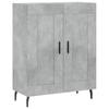 Highboard Concrete Grey 69.5 x 34 x 180 cm Particleboard