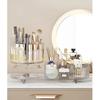 Transparent Makeup Organizer 360° Rotating Cosmetic Tools Storage Large Capacity Makeup Brushes Display Case Holder Desktop