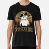 Shih Tzu Dad Vintage Premium T-Shirt S To 5XL Made In the AU/USA T-Shirt