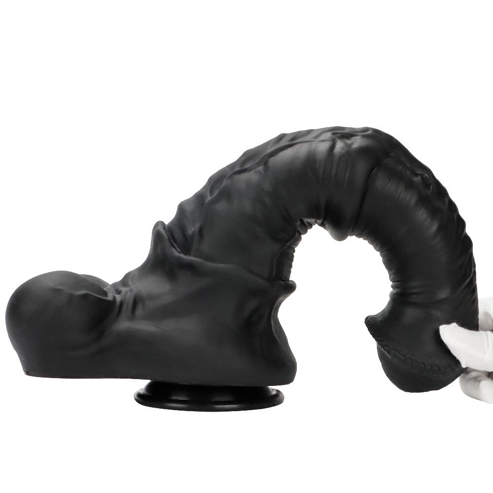 Dark Horse Silicone Dildo Oversized Anal Plug Masturbator Soft Anal Dilator Fisting Sex Toy Strap on Penis Realistic Dick