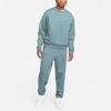 Nike Logo Print Crewneck Long Sleeve Sweatshirt Men Sweatshirt Blue-Green CV0554-387