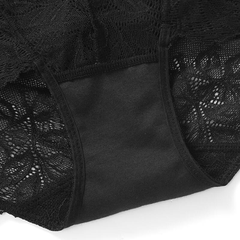 Anlifang Floral Lace High-Waist Briefs for Women