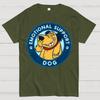 Dog Support Or Not? Unisex Heavyweight 100% Cotton T-shirt