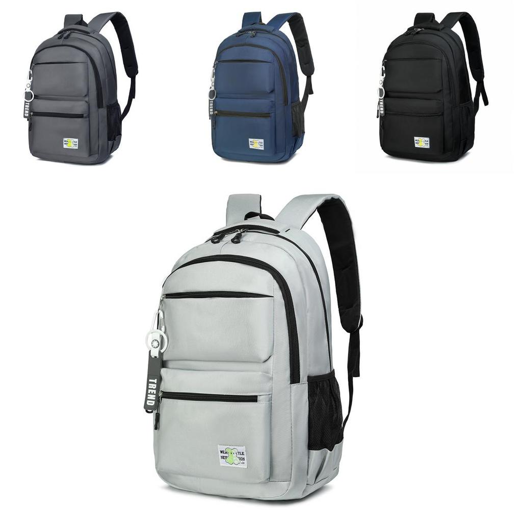 Unisex Large Capacity Travel Backpack With Bear Letter Pattern