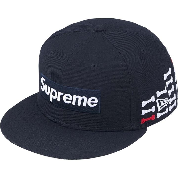 Supreme Кости Логотип Коробка New Era Темно-синий 7 3/4